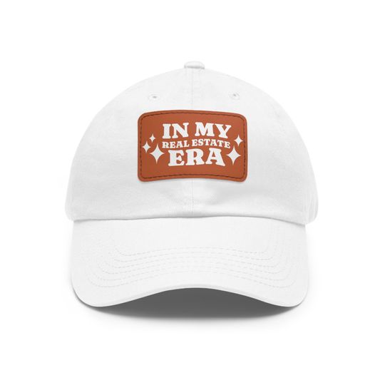 Discover In My Real Estate Era - Dad Hat with Leather Patch (Rectangle)