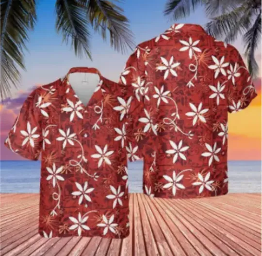 Discover Elvis Presley blue Hawaii shirt Hawaii Elvis’ Red Aloha Shirts