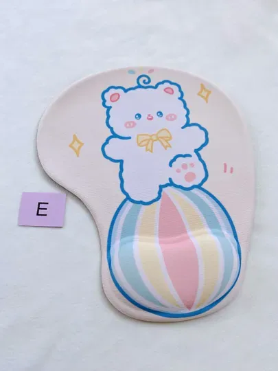 Discover Lovely White Bear Wrist rest mouse pad