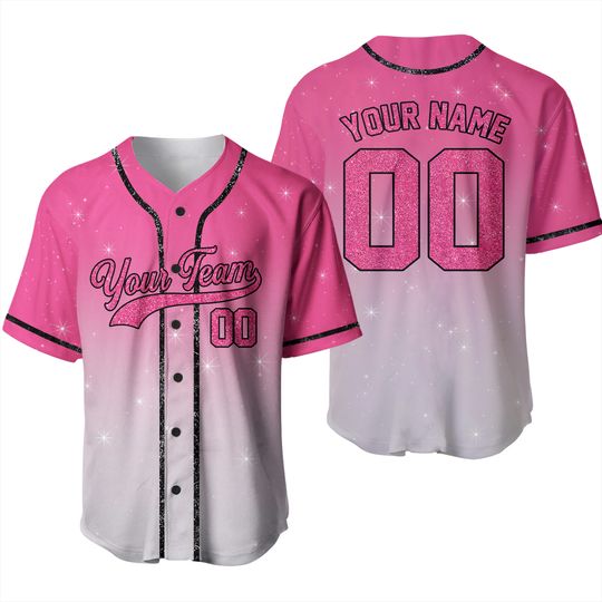 Discover Personalized Team Name Number Baseball Jersey