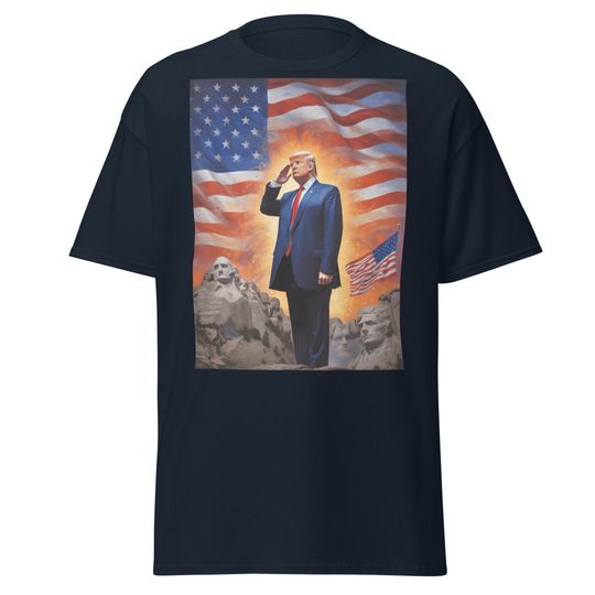 Discover Donald Trump 2024 T-Shirt for Patriots Mount Rushmore TShirt