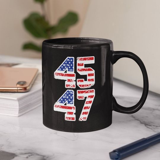 Discover Trump 2024 1Black Coffee Mug