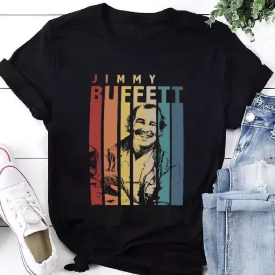 Discover 90s Vintage Jimmy Buffett T-Shirt, Jimmy Buffett 1946- 2023 T-Shirt