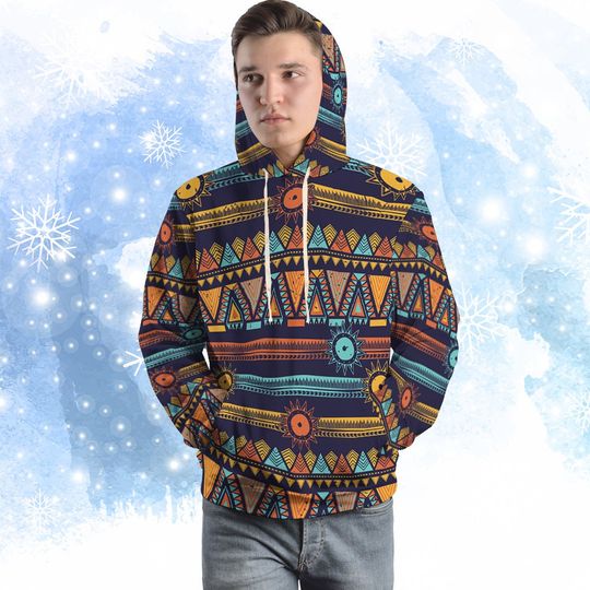Discover Native Indigenous Hoody Native IndianUnisex Long Sleeve Casual Hoodie
