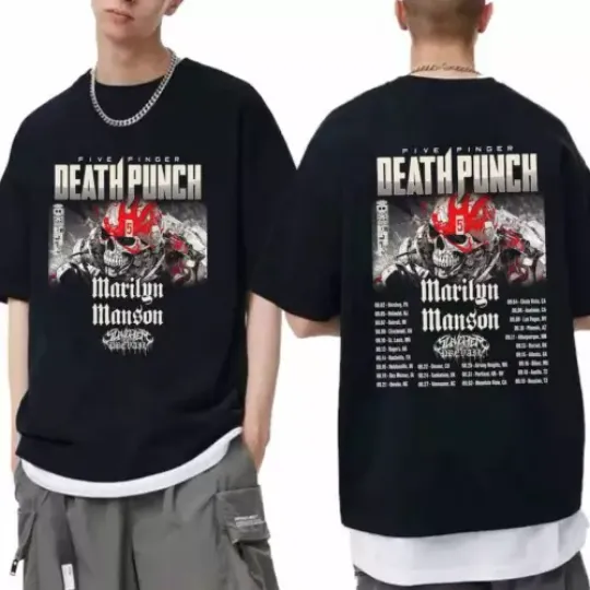 Discover Five Finger Death Punch 2024 Tour Gift For Fans Unisex Shirt