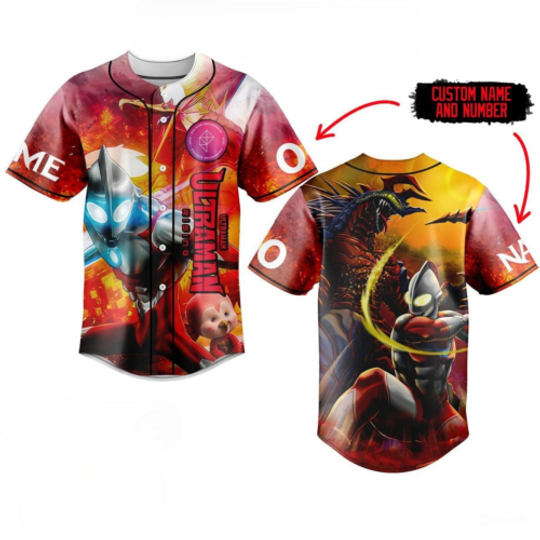 Discover Ultraman Rising Animation 2024 Personalized Baseball Jersey