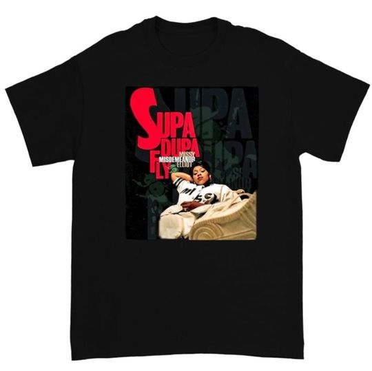 Discover Rare Missy Elliott Rapper Supa Dupa Fly Unisex T Shirt, Music Tour Shirt 2024