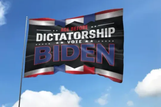 Discover Age Before Dictatorship Vote Biden Presidential Debate Support Biden Flag