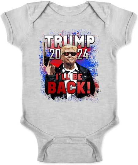 Discover Pop Threads Donald Trump 2024 I'll Be Back President MAGA