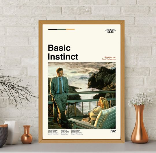 Discover Basic Instinct Poster, Paul Verhoeven Vintage Poster