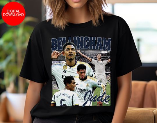 Discover Jude Bellingham Football TShirt Designs, Football  Design, Soccer DTF