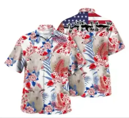 Discover Goat Lovers 3D HAWAI SHIRT Halloween Gift