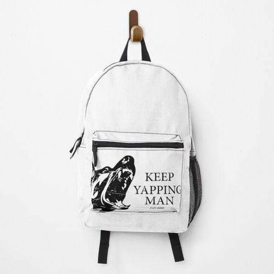 Discover Keep Yapping Man Backpack