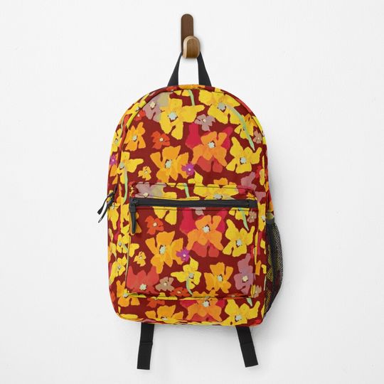 Discover Summer Florals pattern Backpack
