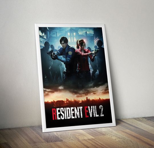 Discover Resident Evil 2 Poster - Game Art for Gaming Fans