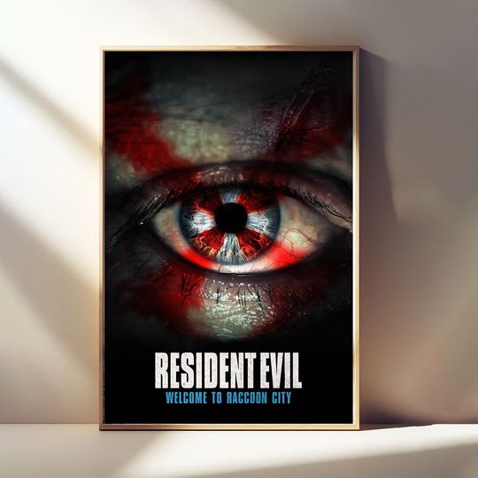 Discover Resident Evil Welcome to Raccoon City Movies Posters, Room Decor Canvas