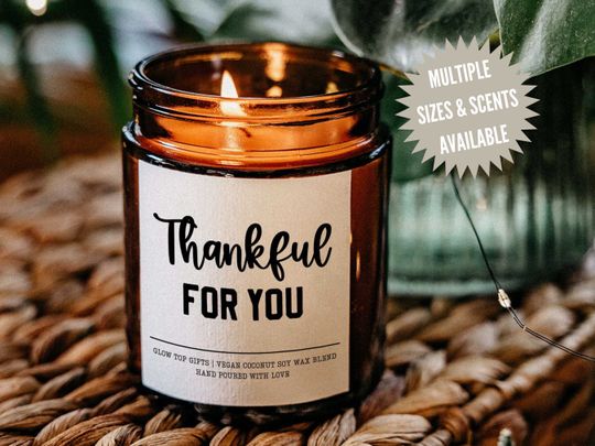 Discover Thank You Gift Candle - Appreciation Gift for Any Occasion