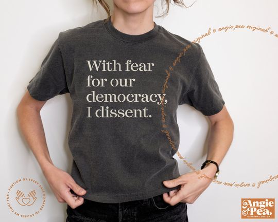 Discover I Dissent, Project 2025, With fear for our democracy I dissent, Sotomayor, Corrupt SCOTUS