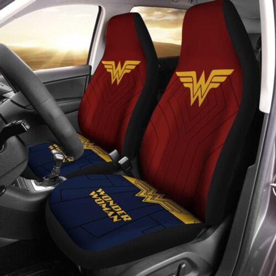 Discover Never Too Old For Wonder Woman Superhero Movie Fan Gift Car Seat Covers