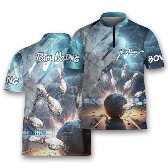 Discover Personalized Rock Crack Bowling Jersey