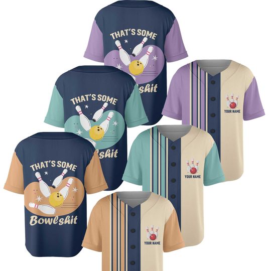 Discover Personalized Bowling Baseball Jersey