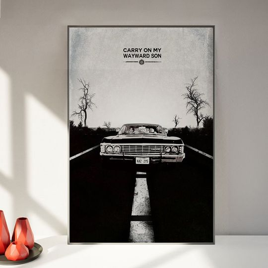 Discover Supernatural Movie Poster, Wall Art Canvas Print, Art Poster for Gift, Home Decor Poster - No Frame