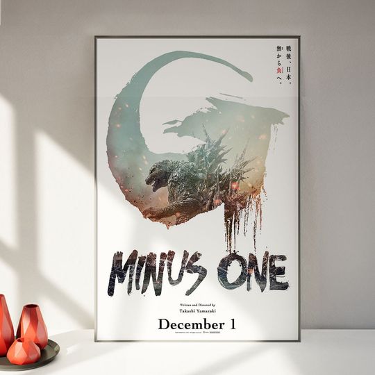 Discover god zilla Minus One Movie Poster, Wall Art Vintage Poster