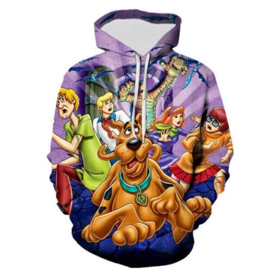 Discover Running Team Scooby Doo Friends Lovers Hoodie 3D Printed
