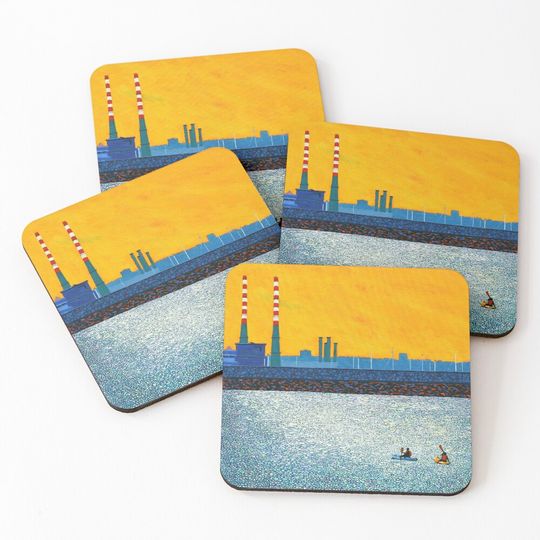 Discover Poolbeg, Kayakers, Sunlight Coasters