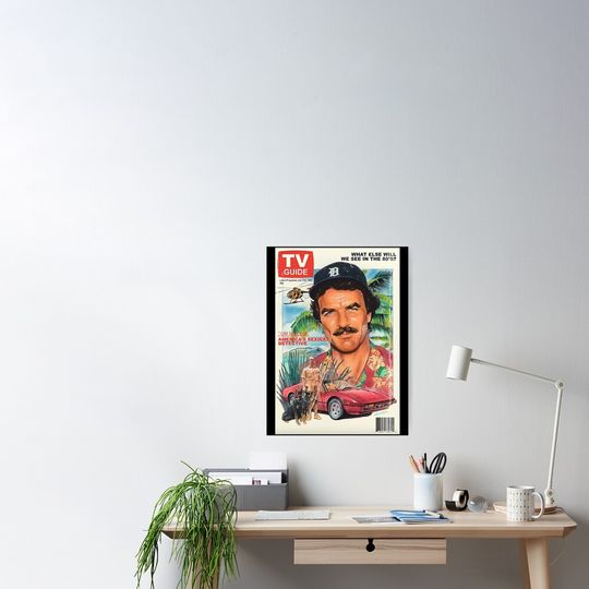 Discover Tom Selleck magnum p.i. 1970s Premium Matte Vertical Posters