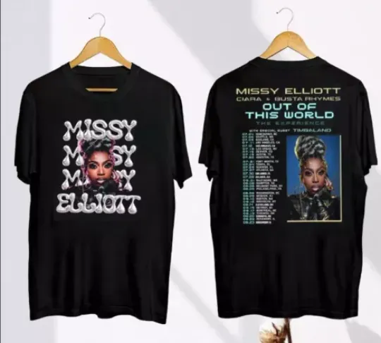 Discover Missy Elliott 2024 Tour Shirt, Missy Elliott Out of This World 2024 Tour Shirt,