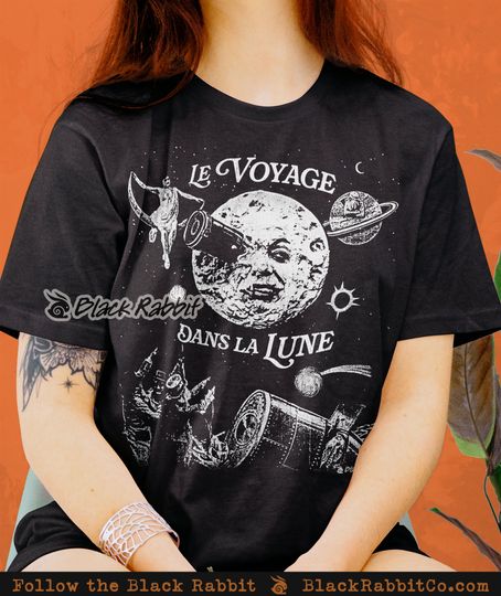 Discover A Trip To The Moon Le Voyage Dans La Lune 1902 Silent Film Unisex Classic T-Shirt