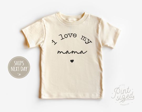 Discover I Love My Mama Vintage Baby Shirt