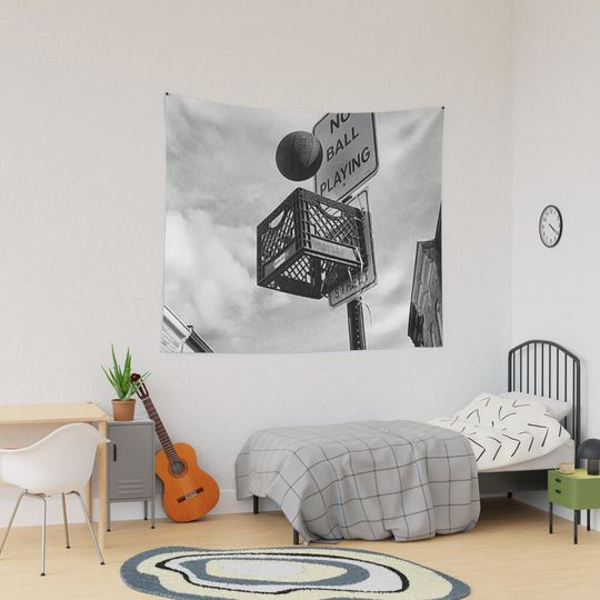 Discover Basketball never stops Tapestry