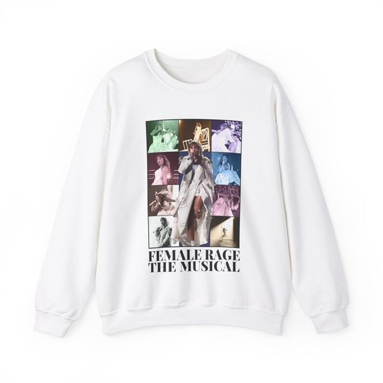 Discover Era Merch Rage Musical Sweatshirt Tour Merch Lyric Sweatshirt Feminine Angry Singer Tour Birthday Gift