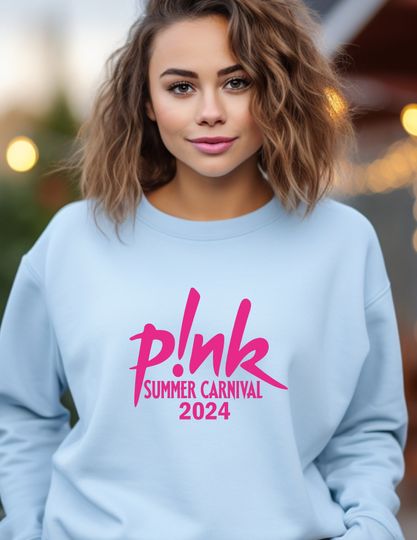 Discover P!nk Summer Carnival 2024 Tour Sweatshirts, Music Tour 2024 Apparel, Pink Fan Concert Sweatshirt
