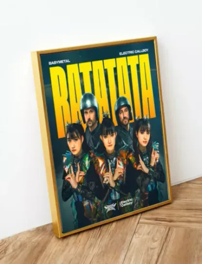 Discover Babymetal And Electric Callboy s New Single Ratatata 23rd May 2024 poster
