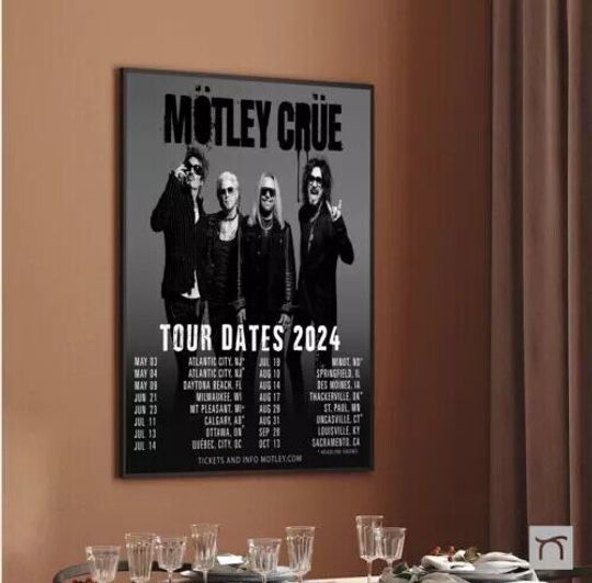 Discover Mötley Crüe 2024 Tour Poster , Poster 2024