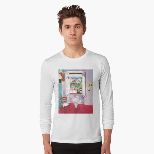 Discover Open Window at Collioure - 1910 - Henri Matisse Long Sleeve T-Shirt