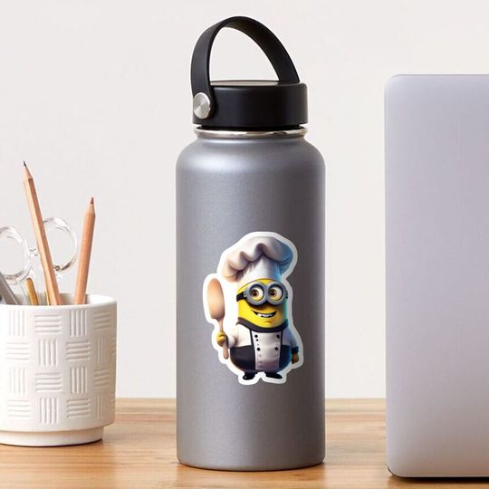 Discover Pastry Chef Minion Sticker