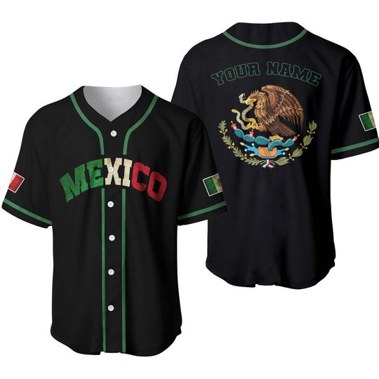 Discover Mexico Baseball Jersey, Custom Mexico Baseball Shirt