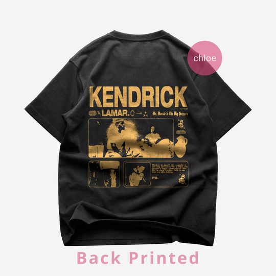 Discover Premium Kendrick Lamar Back T-Shirt - Mr Morale & The Big Steppers
