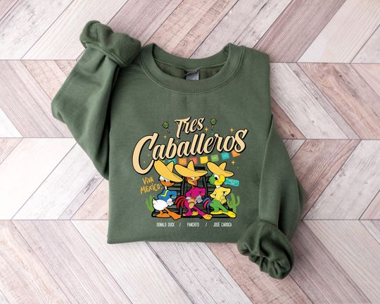 Discover Tres Caballeros Shirt, The Three Amigos T-Shirt, Cinco de Mayo Sweatshirt