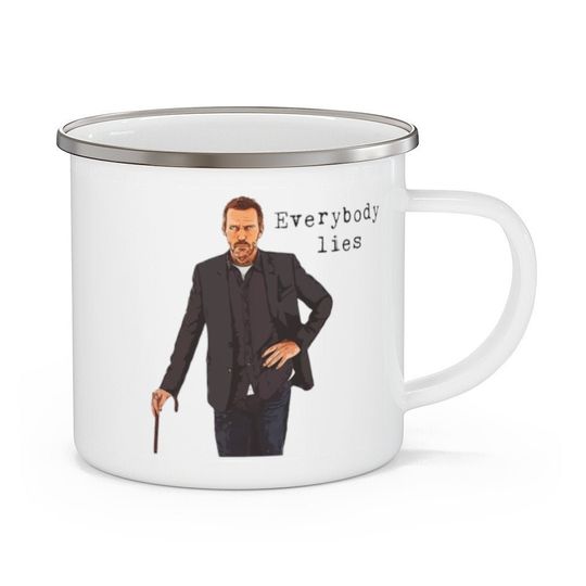 Discover Dr House MD Enamel Coffee Mug, Gregory House Tea Outdoor Enamel Mugs