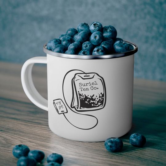 Discover Acotar Enamel Mug, Suriel Tea Co, Sarah J. Maas fan gift