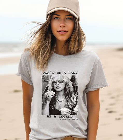 Discover SteviNicks T-Shirt, Fleetwood Mac Shirts, Don't be a Lady be a Legend, SteviNicks 2024 Tour Shirt