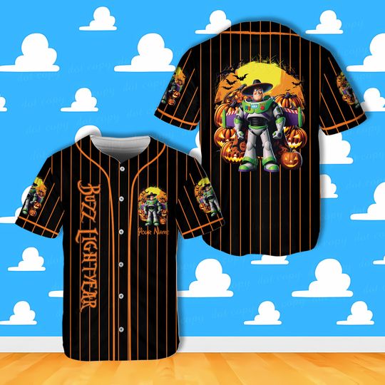Discover Custom Ttoy Storyy Friends Halloween Baseball Jersey