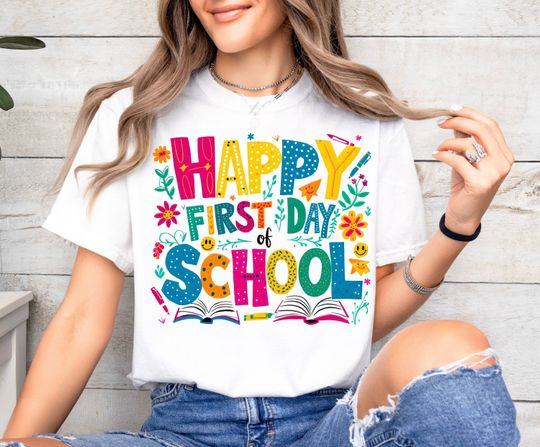 Discover Happy First Day of School Shirt
