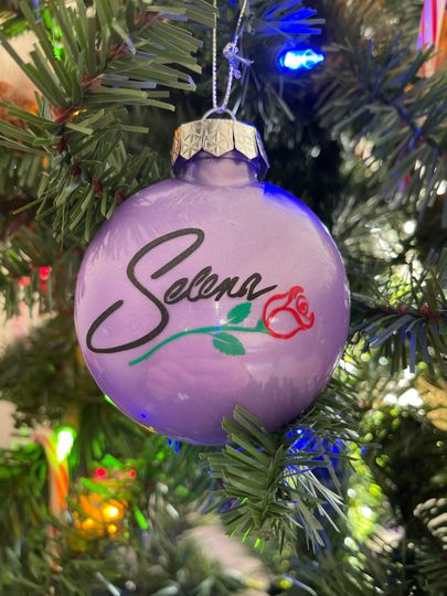 Discover Selena Quintanilla Christmas Ball Ornament, Holiday Gifts
