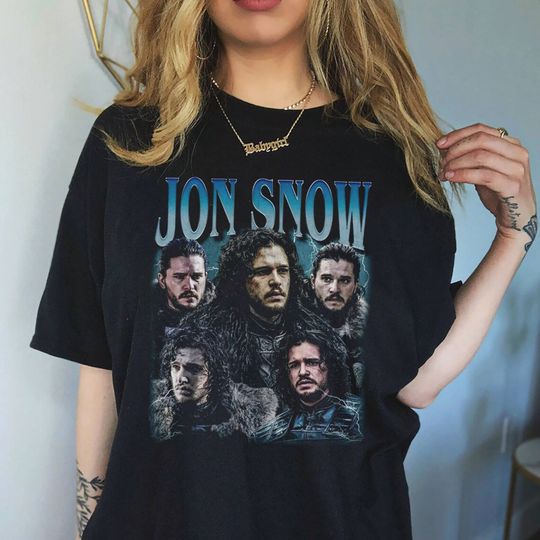Discover Jon Snow Vintage Graphic T-Shirt